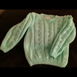 New hand knit sweater